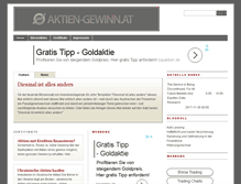 Tablet Screenshot of aktien-gewinn.at